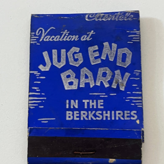 Jug End Barn in the Berkshires Vintage Matchbook Cover TB6-MB1-4