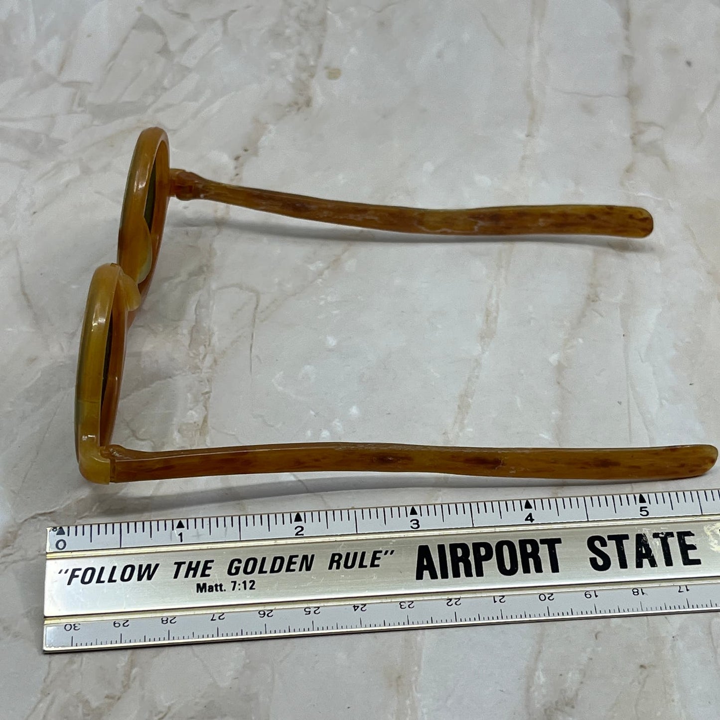 Vintage Orange Long Arm Acrylic Sunglasses Eyeglasses Frames TE9-G3-2