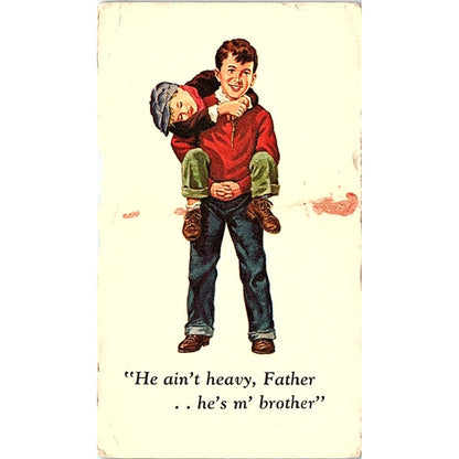 1968 Honorary Citizen of Boys Town Nebraska Card Father Flanagan AF6-15