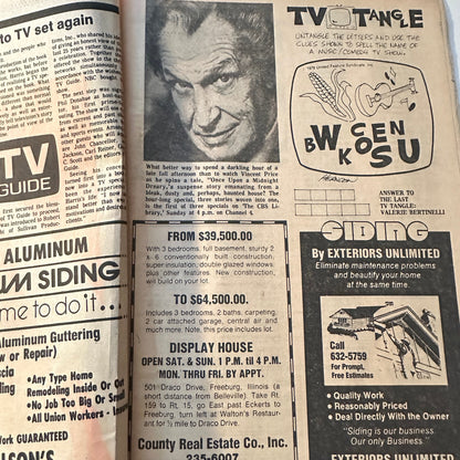 1979 Oct 21 Bellville IL News-Democrat TV Listings Magazine The CBS Library L4-1