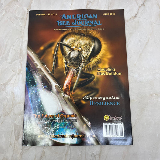 2018 June American Bee Journal Magazine Bees Beekeeping Honey M8