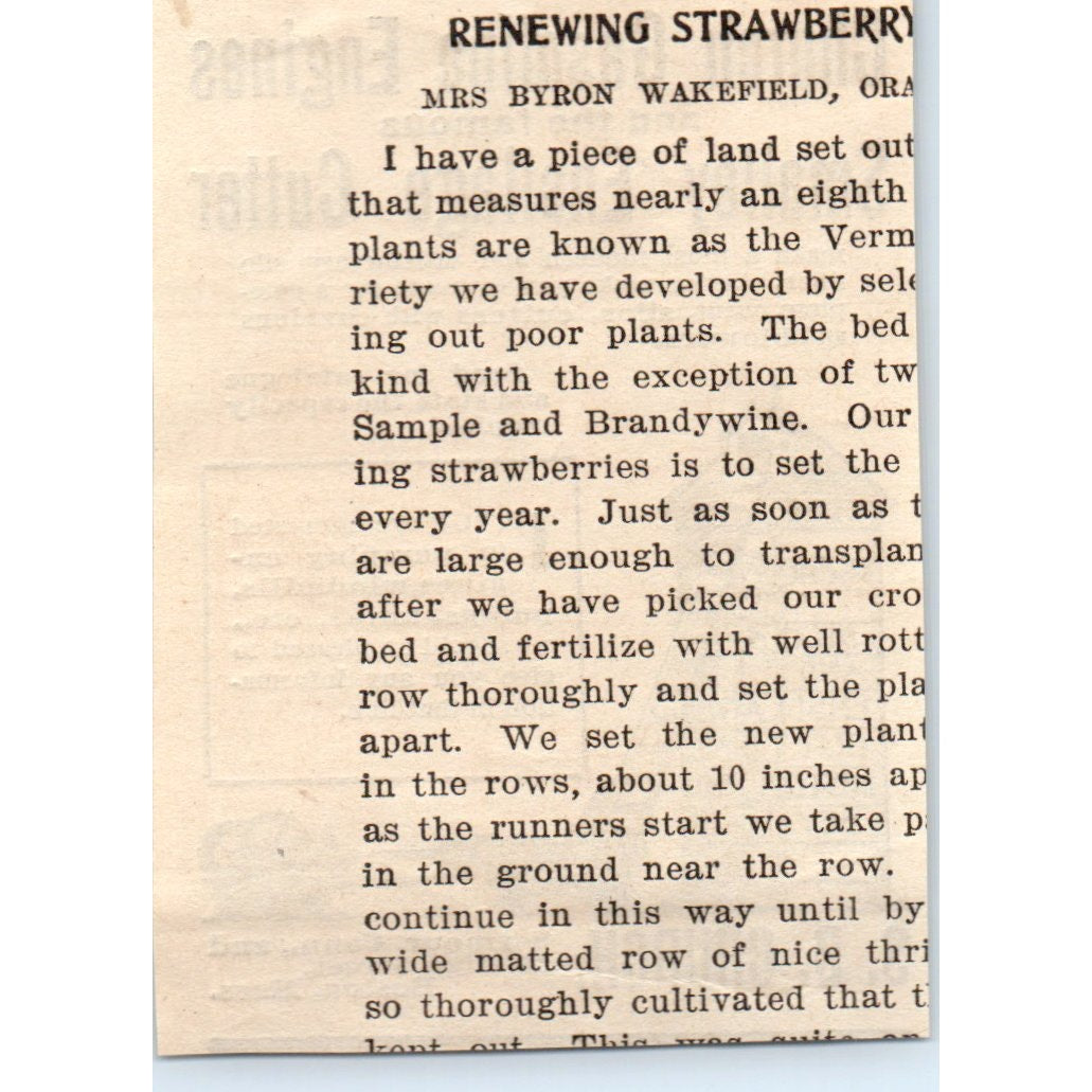 S.B. Church Gasoline Engines & Ensilage Cutter Boston 1905 Magazine Ad AF1-NH2