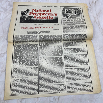 1982 May - The National Prospector's Gazette Newspaper - Treasure Hunting M11