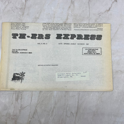 1987 Vol 6 No 3 TH-ers Express Treasure Hunting Newspaper Fremont NE M20