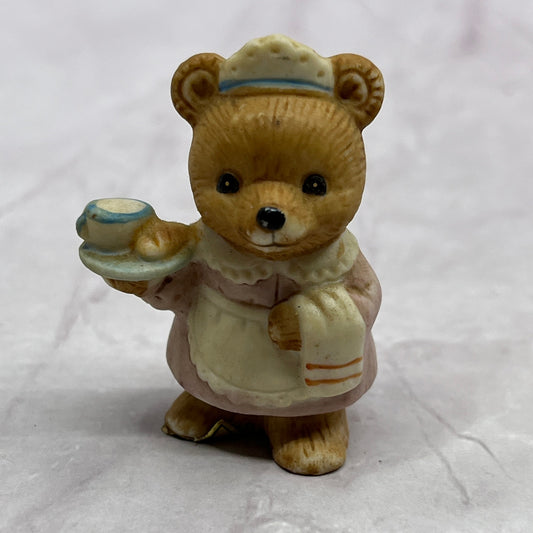 Vintage Nurse Maid Waitress Homco Career Bears Figurine 8820 SE2