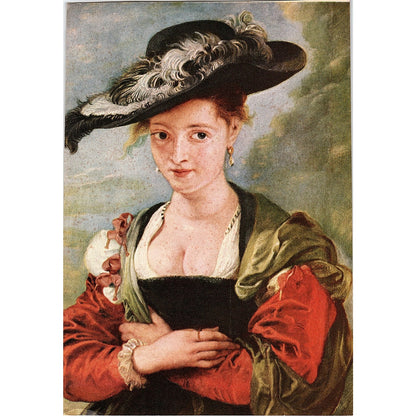 Portrait of Susanna Lunden Peter Paul Rubens Vintage Art Print 5x7 V19