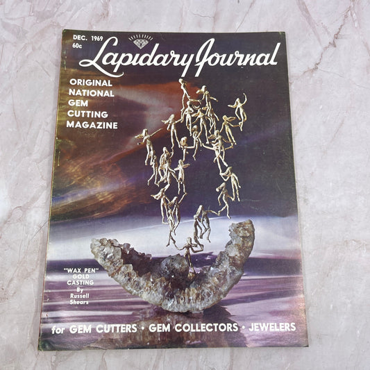 Wax Pen Gold Casting Russell Shears - Lapidary Journal Magazine - Dec 1969 M22