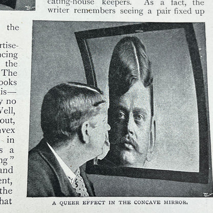 Distorting Mirrors by L.S. Lewis 1897 Victorian Article AE9