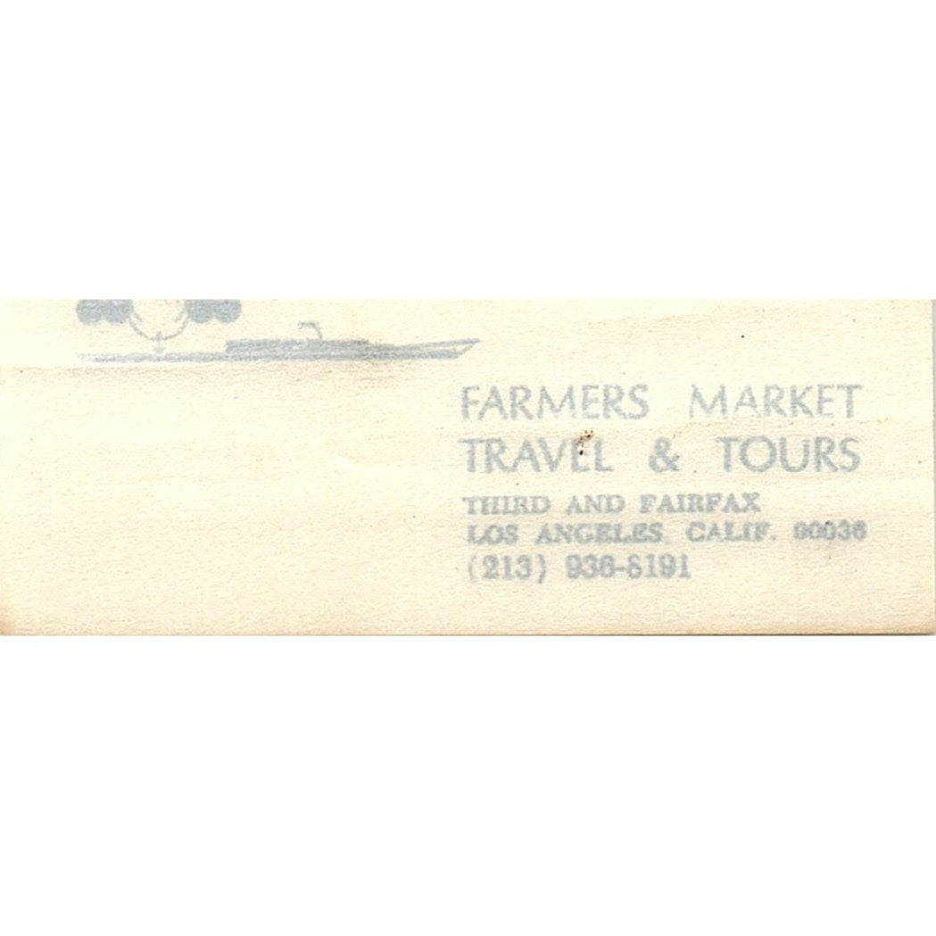 Farmers Market Travel & Tours Nettie Aguilera Long Beach CA Business Card SB4-B6