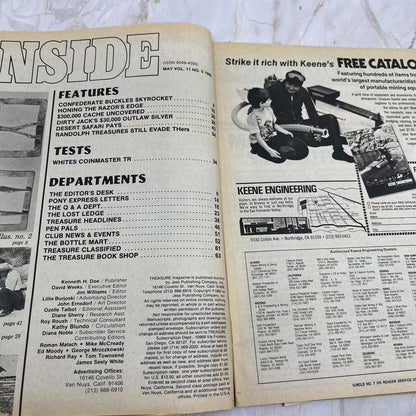 1980 May - Treasure Magazine - Treasure Hunting Metal Detecting Gold Coins M10