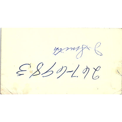 Harris Upham & Co Darl Thornton Roseburg Oregon Vintage Business Card SF3-B4