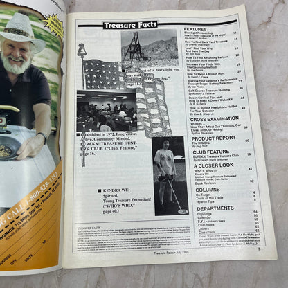 1995 July - Treasure Facts Magazine - Treasure Hunting Metal Detecting M17