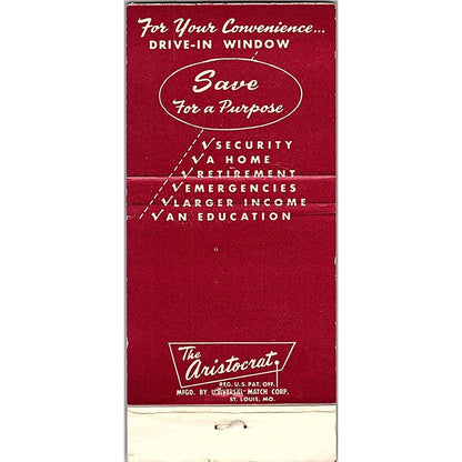 First Federal Savings & Loan Bradenton FL Vintage Matchbook Cover SC7-Y3
