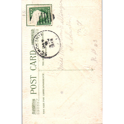 1919 New Year John Winsch Back Original Postcard PC9