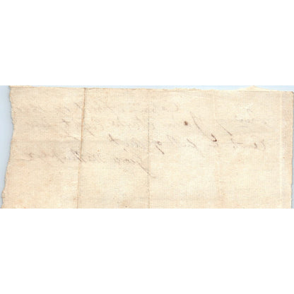 1821 Handwritten Receipt Colrain Massachusetts John Clark Ira Donelson AE6-015