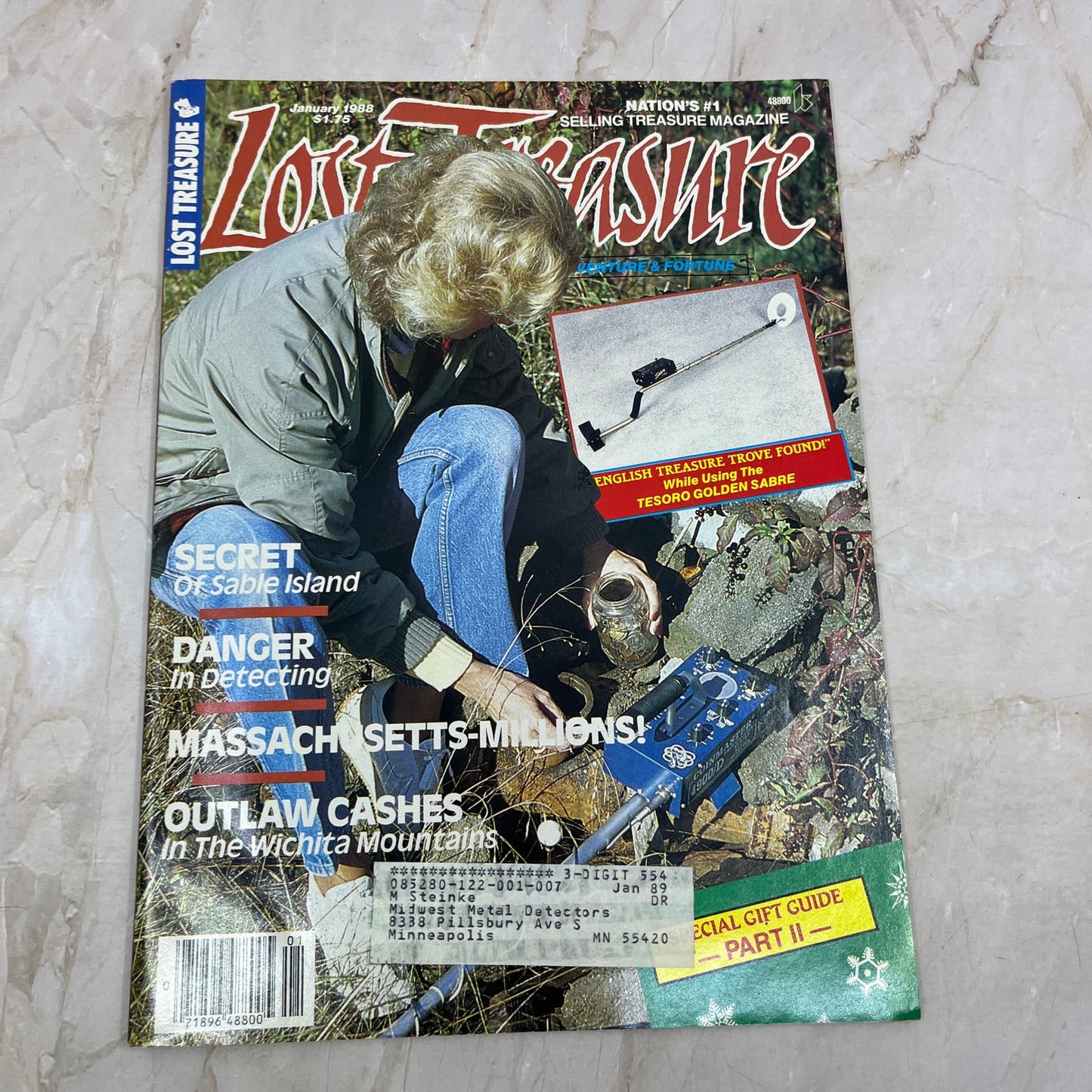 1988 Jan - Lost Treasure Magazine - Treasure Hunting Gold Prospecting M15