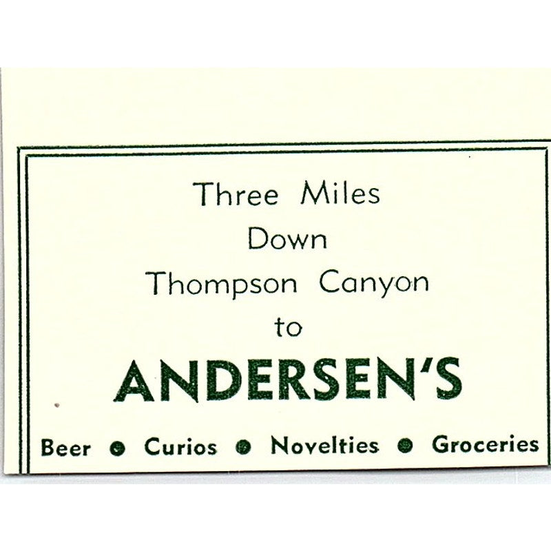 Arnold's Auto Service West Riverside Drive 1957 Estes Park CO Ad AG4-S10