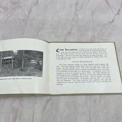 1914 Camp Ken-Jocketee Girls Camp South Strafford Vermont Souvenir Book TH2-Y1