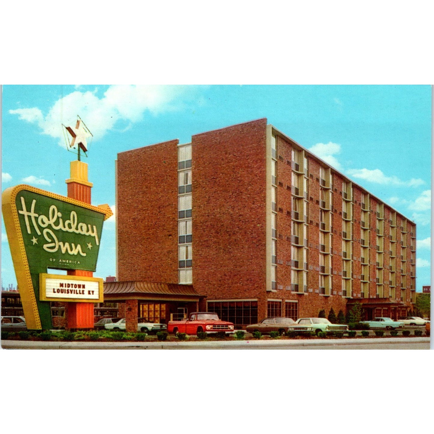 Holiday Inn Midtown Louisville Kentucky Vintage Postcard PE3