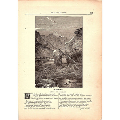 Morning - James Beattie, From Far Philip Bourke Marston 1884 Poem TA5-CJ-5