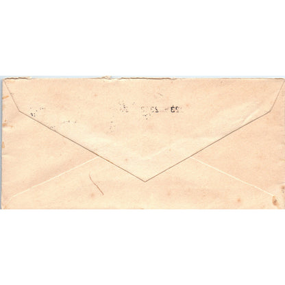 1914 San Angelo Texas Fred Williams Postal Cover Envelope TG7-PC2