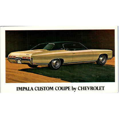 Impala Custom Coupe Chevrolet Chevy Vintage Postcard PC12