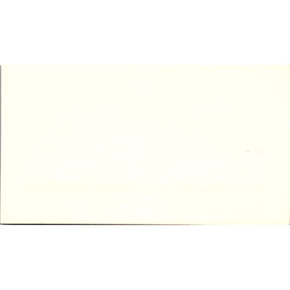 Merrill Lynch Peter L Hershey Houston Texas Vintage Business Card SB4-B1
