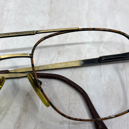 Vintage L'Amy Foxboro France 140mm CC32 L124 Aviator Eyeglasses Frames TG7-G2-10