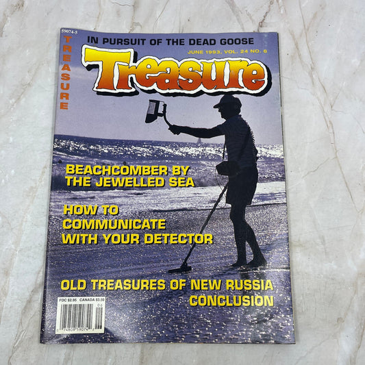 1993 June - Treasure Magazine - Treasure Hunting Prospecting Metal Detector M16