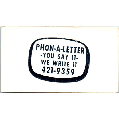 Lorraine C. McDonough Tax Service Long Beach CA Vintage Business Card SD8-B9