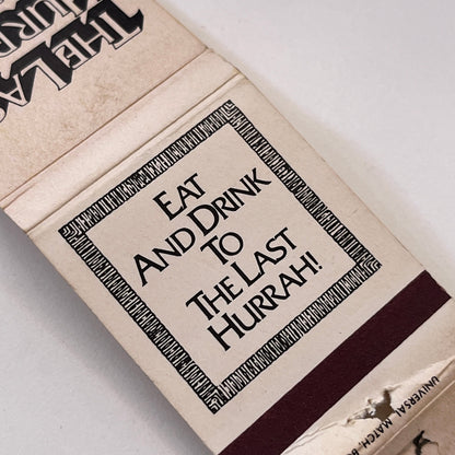 The Last Hurrah at Dunfey's Parker House Vintage Matchbook Cover TB6-MB1-11