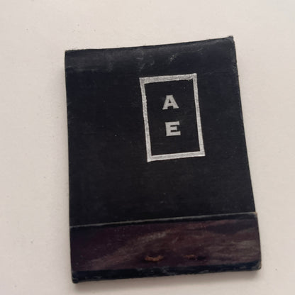 A.E. Monogrammed Vintage Matchbook Cover TB8-MB-6