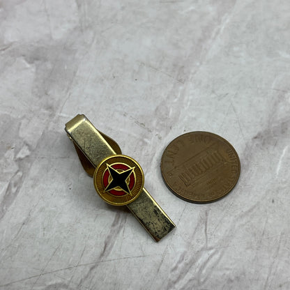 Vintage MCM Enamel Tie Tack Clip Clasp with Black Navigation Morning Star SE5