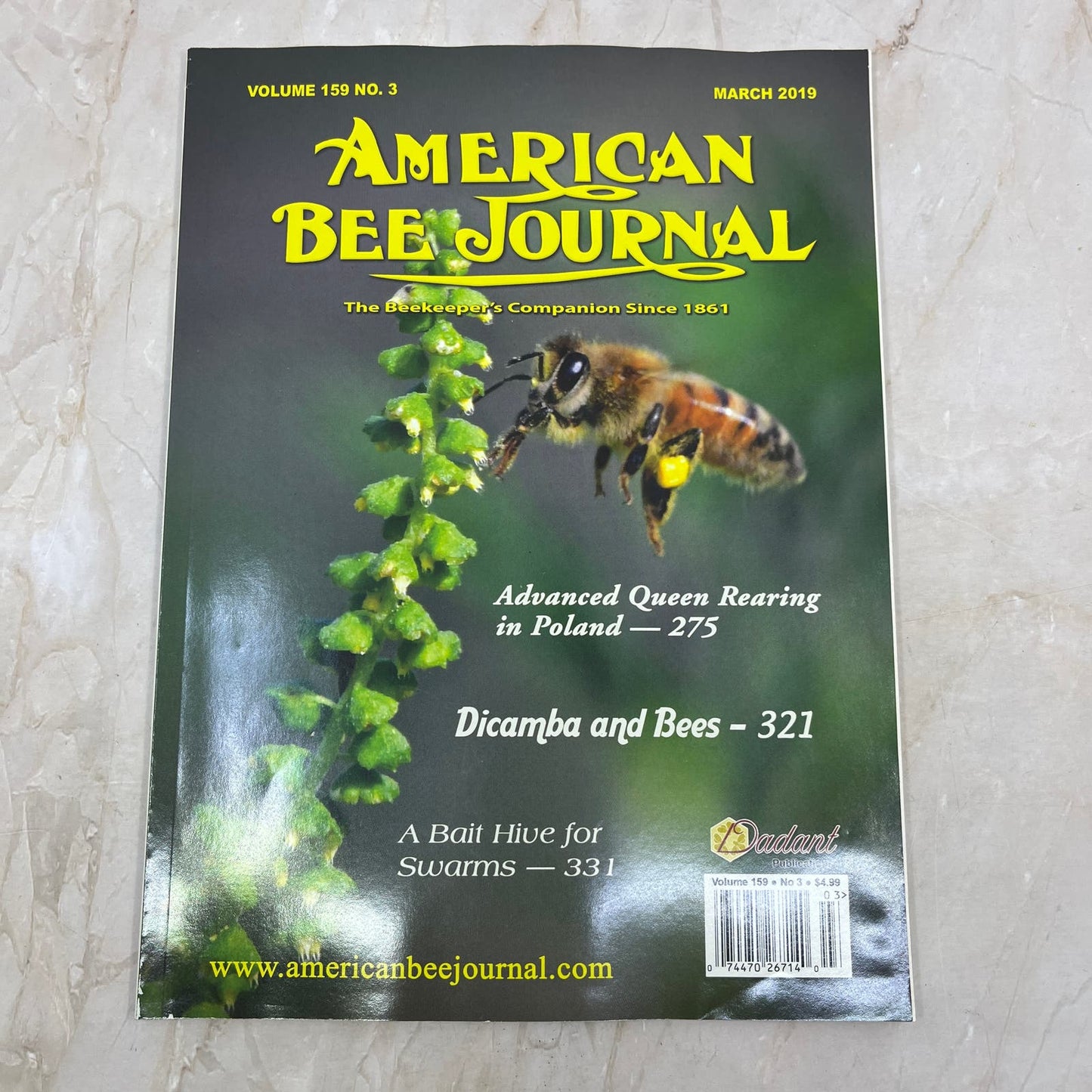2019 March American Bee Journal Magazine Bees Beekeeping Honey M8