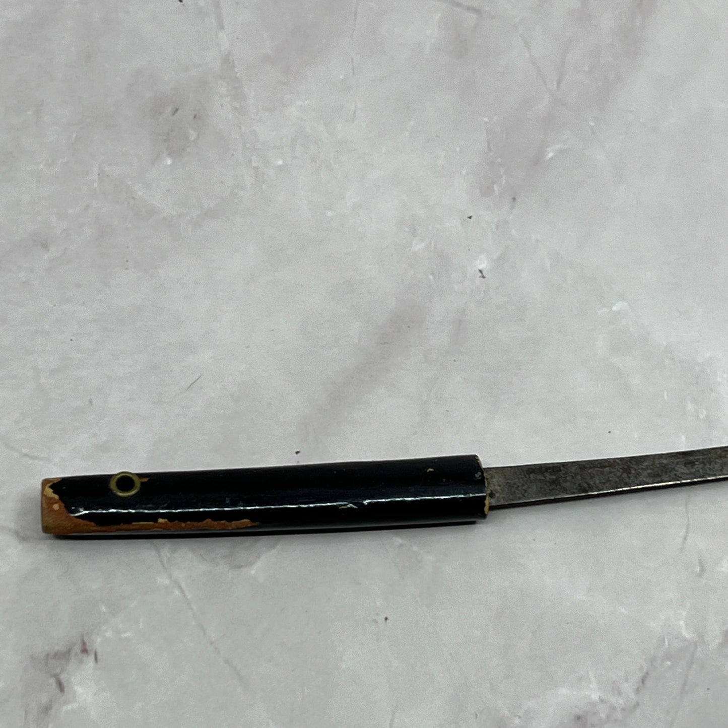 Vintage Japanese Samurai Excello Bamboo Letter Opener 6.5" SC1
