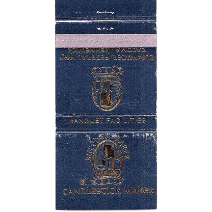Butcher Baker & Candlestick Maker Tacoma Kennewick Vintage Matchbook TB6-MB2-7