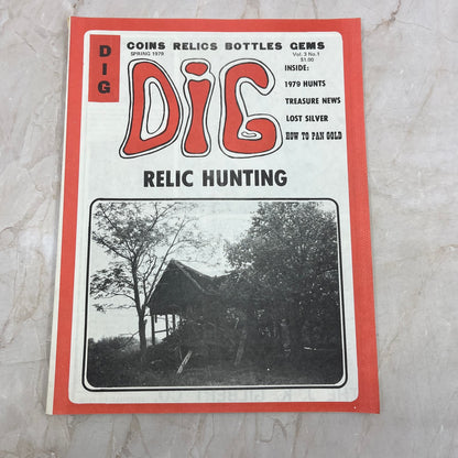 1979 Dig Relic Hunting Newsletter Coins Relics Bottles Gems Treasure Hunting M20