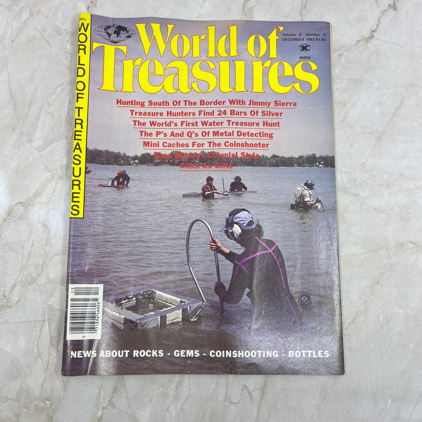 1983 Dec - ICD World of Treasures Magazine - Treasure Hunting Gold Rocks M16