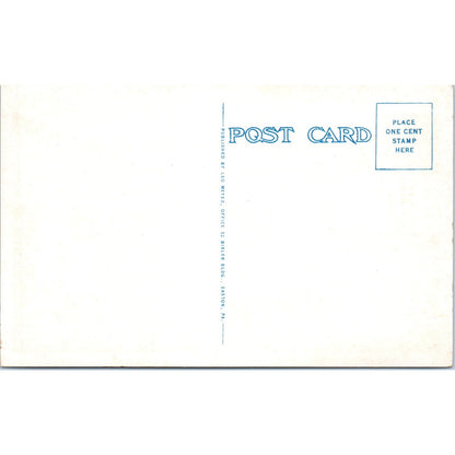 New Baronial Hotel & Grill Interior Nazareth PA Vintage Postcard AE5