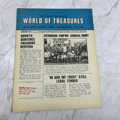 1978 Sep - International Club Digest World of Treasures Magazine Newsletter M16