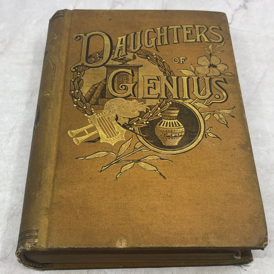 1885 Daughters of Genius: A Series of Sketches by James Parton TB6-OB