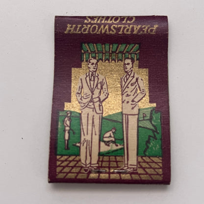 Louis Men's Clothing Boston Pearlsworth Clothes Vintage Matchbook Cover TB8-MB-2