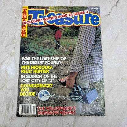 1983 Dec - Treasure Magazine - Treasure Hunting Metal Detecting Gold Coins M10