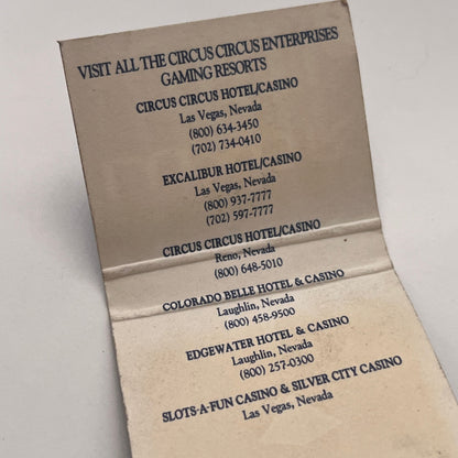 Luxor Las Vegas Vintage Matchbook Cover TB8-MB-5