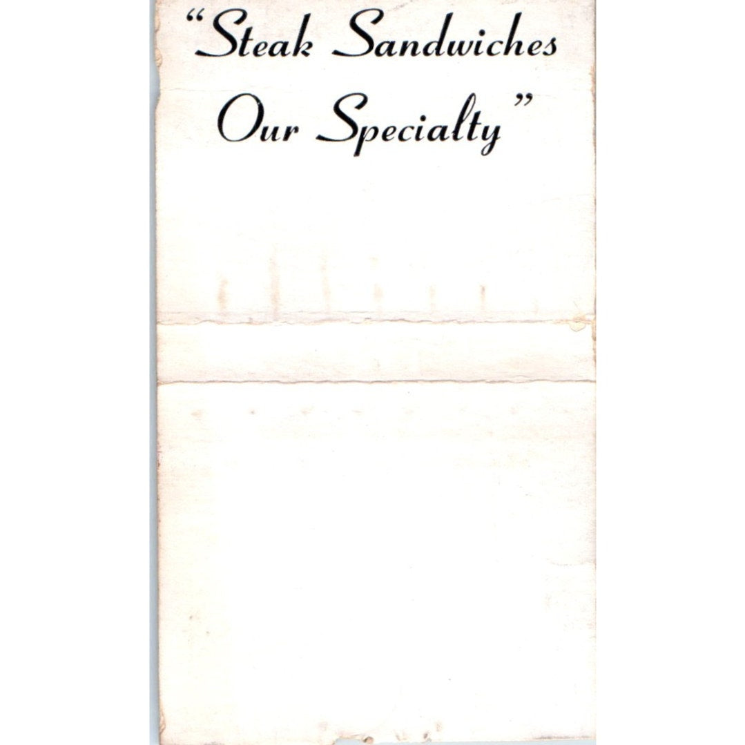 Ritz Bar Rudy Krueger Milwaukee Vintage Matchbook Cover SF4-Y7