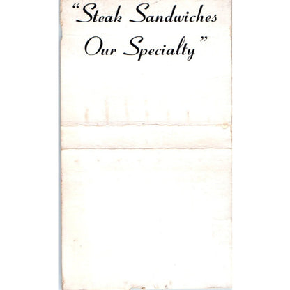 Ritz Bar Rudy Krueger Milwaukee Vintage Matchbook Cover SF4-Y7