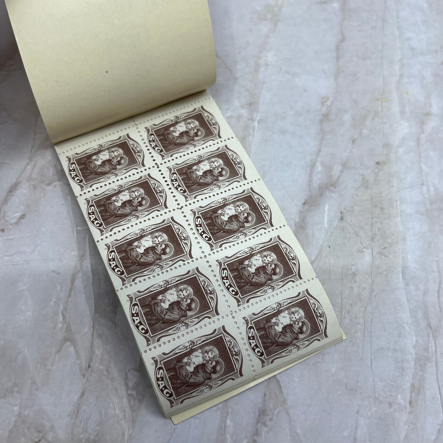 Vintage Book of St. Anthony Guide Seals For Sealing Mail Paterson NJ TI8-S6