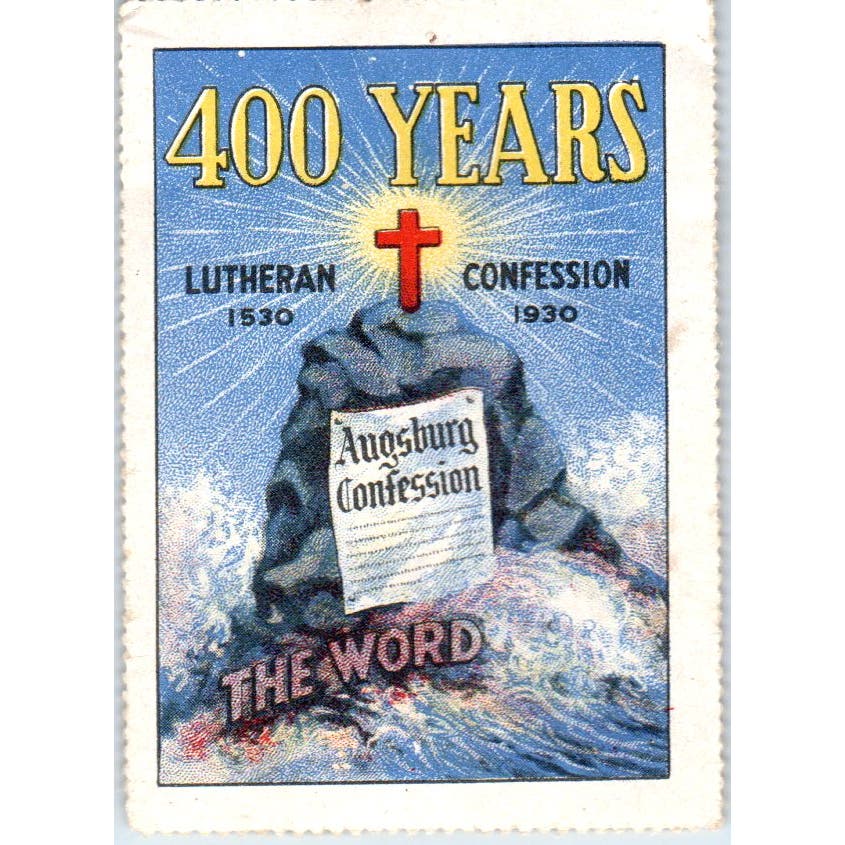 1930 400 Year Lutheran Confession Anniversary Commemorative Stamp AD7