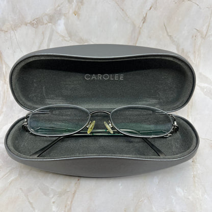 Carolee Silver Tone Oval Sunglasses Eyeglasses Frames TE9-G5-10
