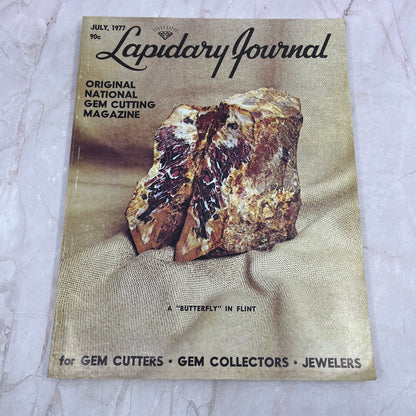 Butterfly in Flint - Lapidary Journal Magazine - Jul 1977 M28